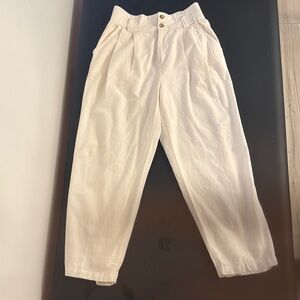 Urban Outfitters Womens Lined Cream Pants